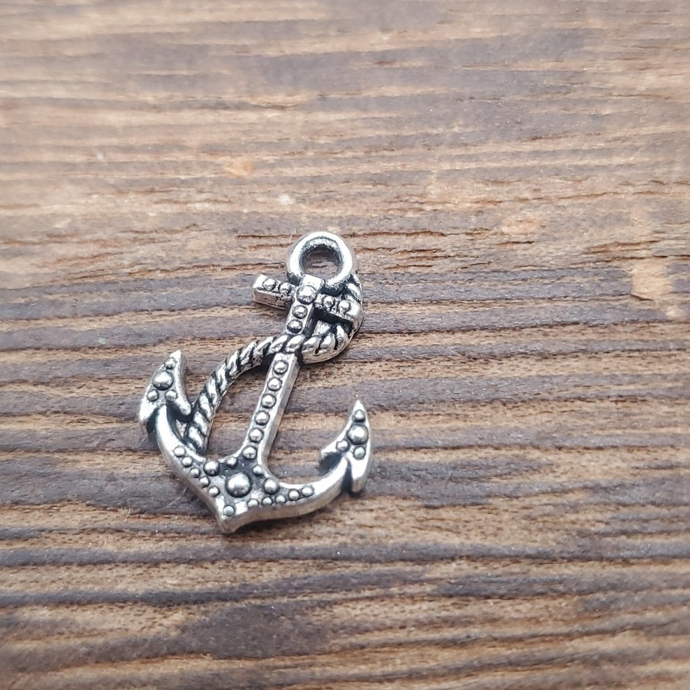 anchor‎ pendant charm Sterling P133